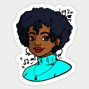 Music Mama by Yuuki G Sticker